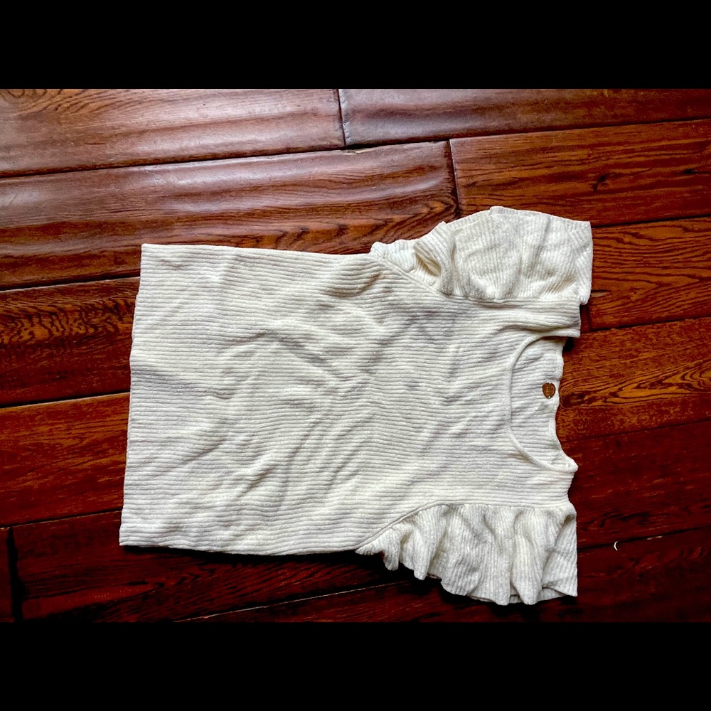 Free People cream top!